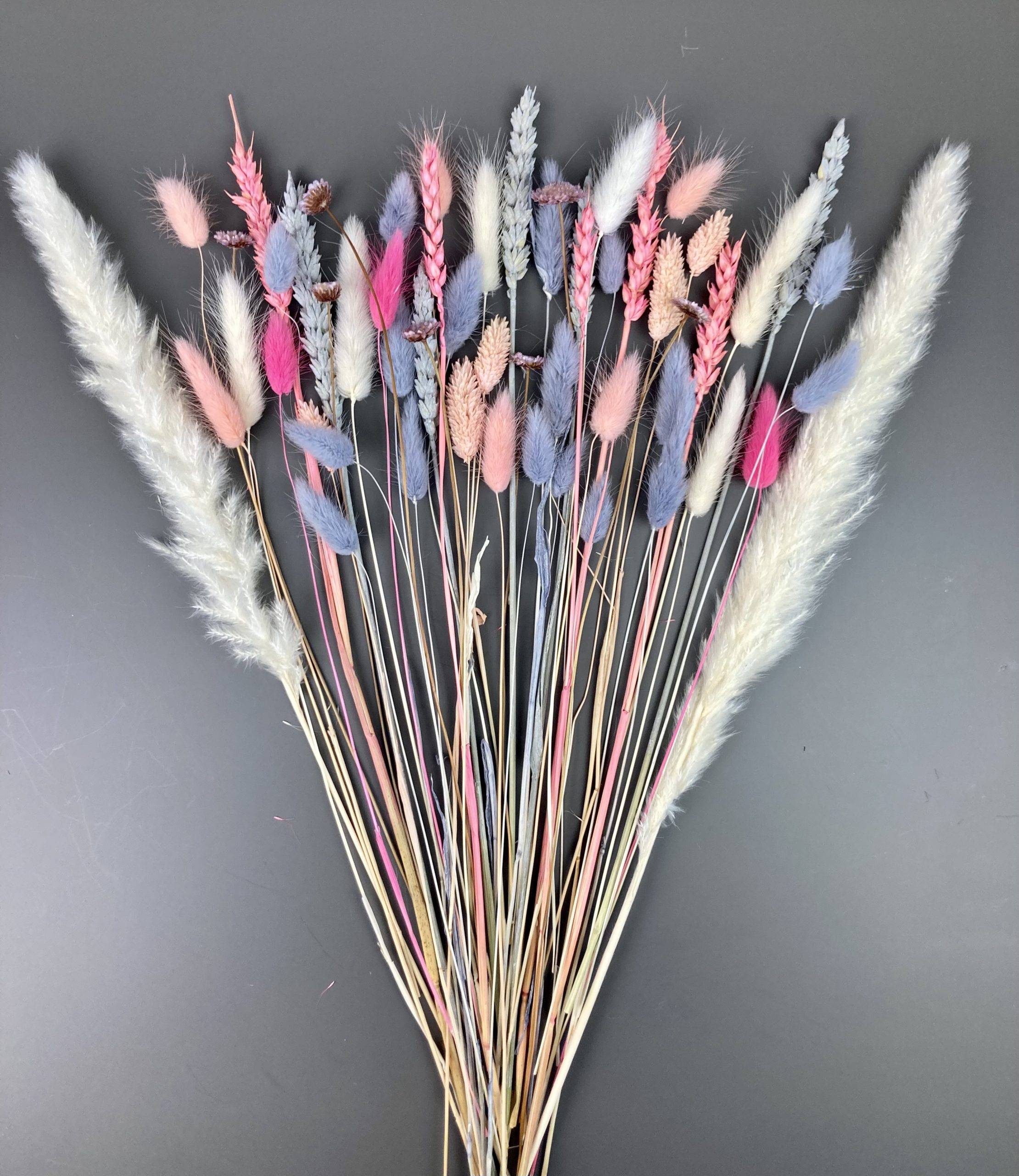 IMG_6667 Dried flower mix "Summer hit" DIY bouquet - pastel colors - Pampas grass bouquet - Image 1