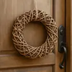 Rattan Kranz, Rustikal - Naturkranz geflochten- Wandkranz - 3 Größen zur Auswahl