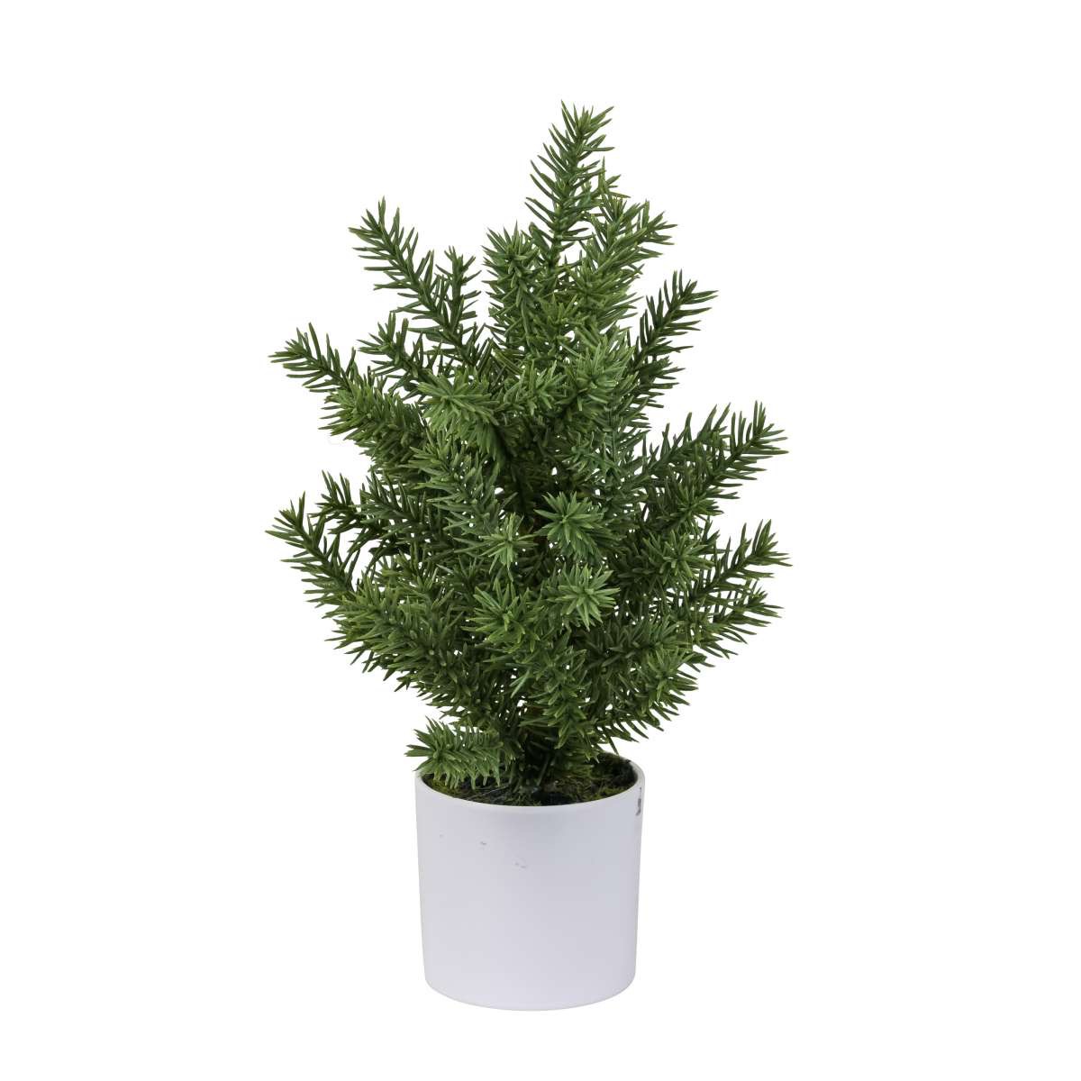 img_3643-1.jpg Small artificial fir tree - Christmas tree 25cm high, potted, green - decoration for Christmas and winter time - Image 1
