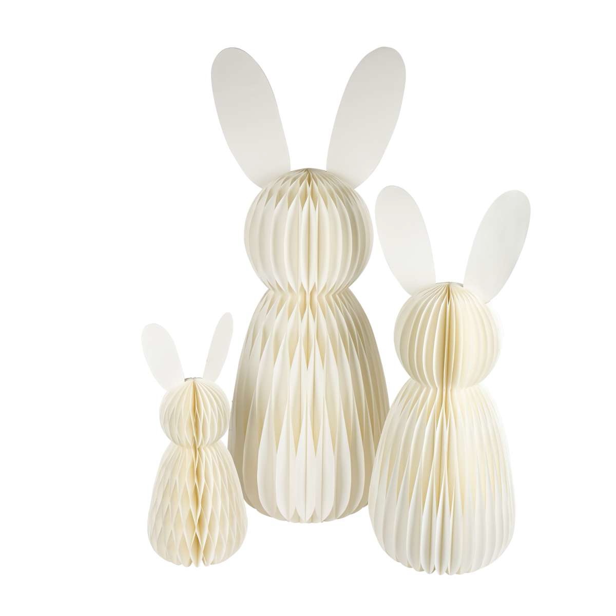 img_6105-1.jpg XL Easter bunny - paper bunny in white - Easter decoration to unfold with magnet - spring decoration - display stand - gift idea - Image 1