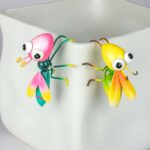 Metal wall beetle - metal beetle - decorative hanger - garden figure - metal insects - 2 colors