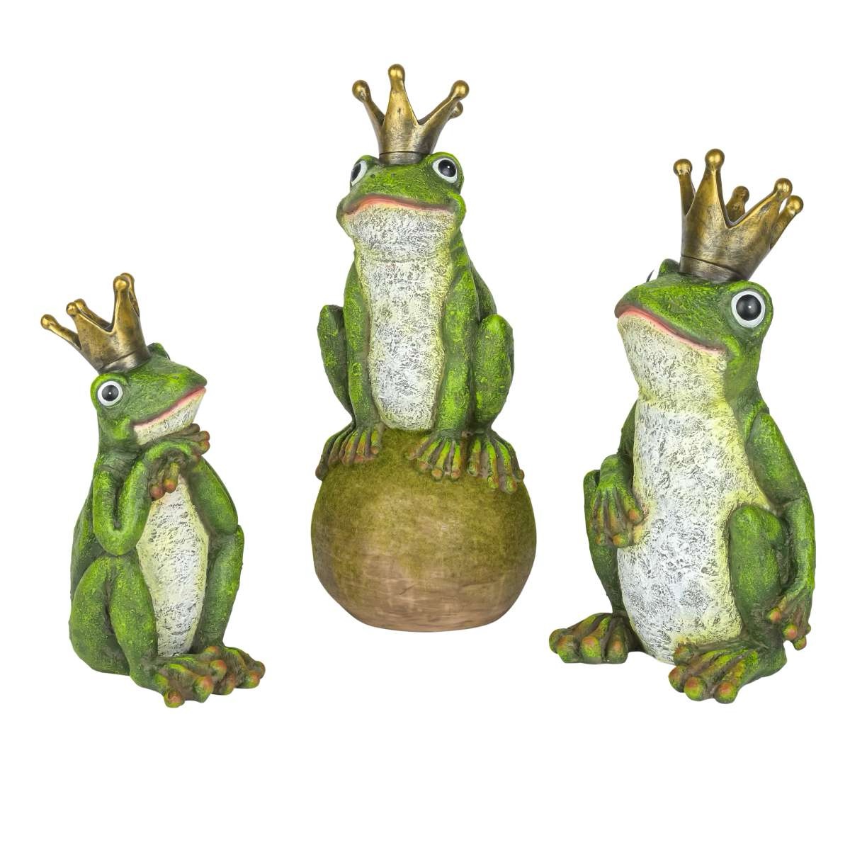 img_7666-1.jpg Frog king - Garden figure - Decorative figure garden frog - Weatherproof - 3 versions - Image 1