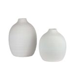 XL Balloon vase "Ben" white matt - Balloon vase -