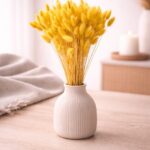 Lagurus getrocknet, Gelb - Bunny Tails, Samtgras – 25 Stiele